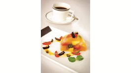 First Class inflight cuisine