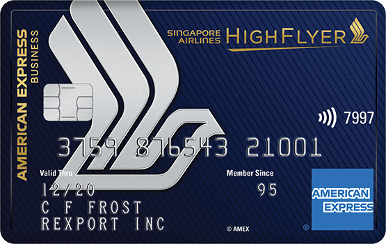 The Amex SIA Business Credit Card Singapore Airlines The Amex SIA Business Credit Card Singapore Airlines