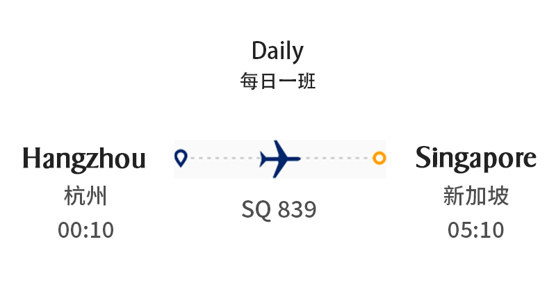 from hangzhou to singapore