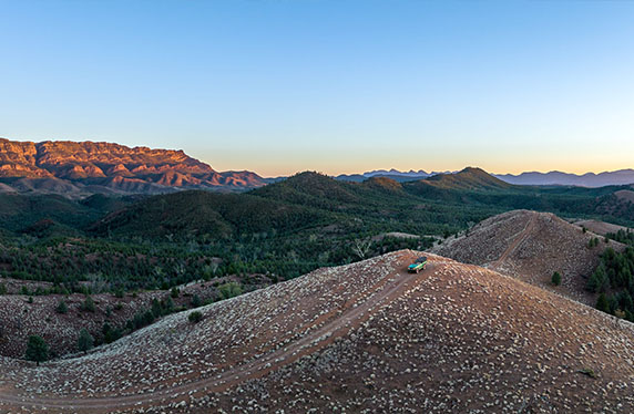 Bunyeroo Valley Ausblick