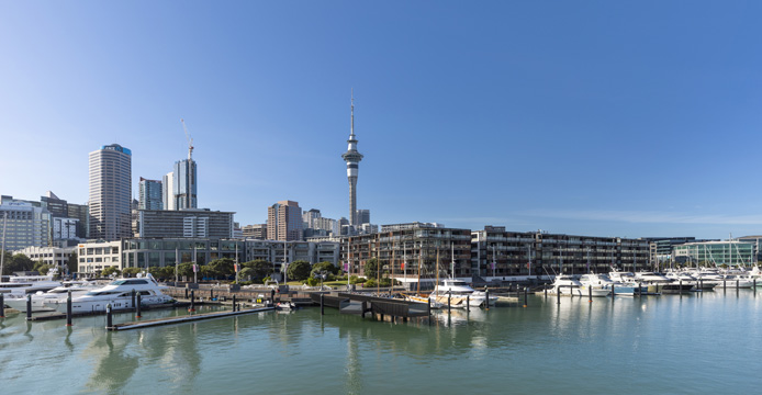 Skyline von Auckland
