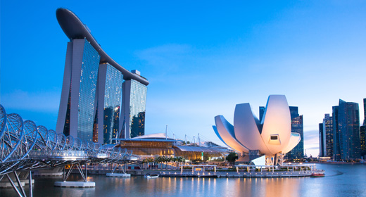 Singapore view on Skyline