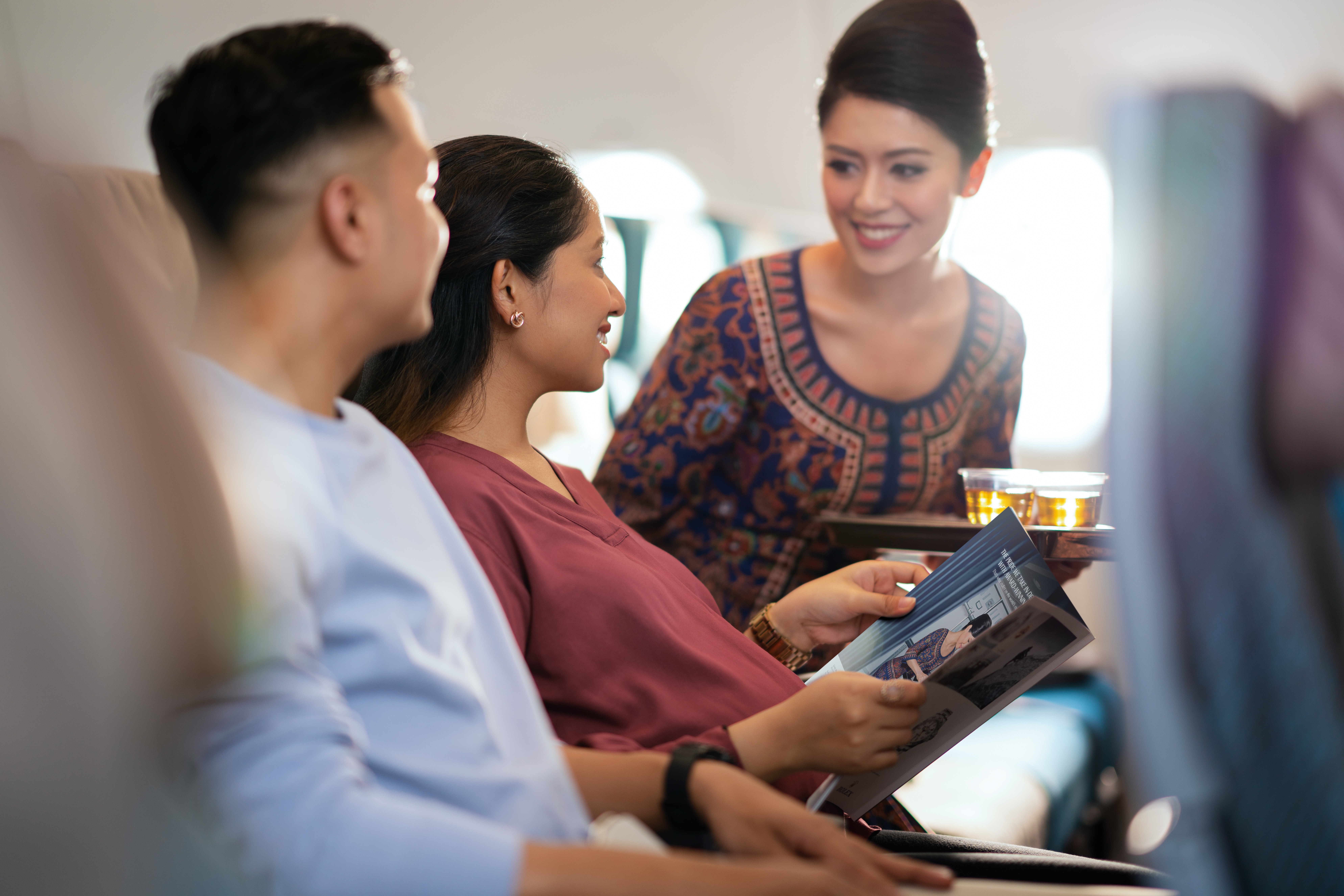 Passenger in Business Class
