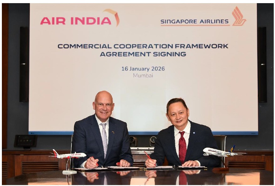 SQとエアインディアとの共同事業