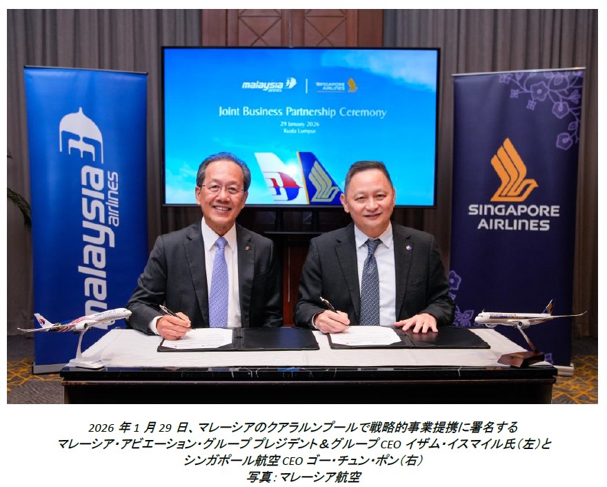 マレーシア航空との事業提携