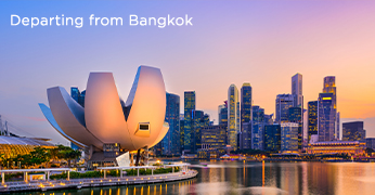 Departing from Bangkok