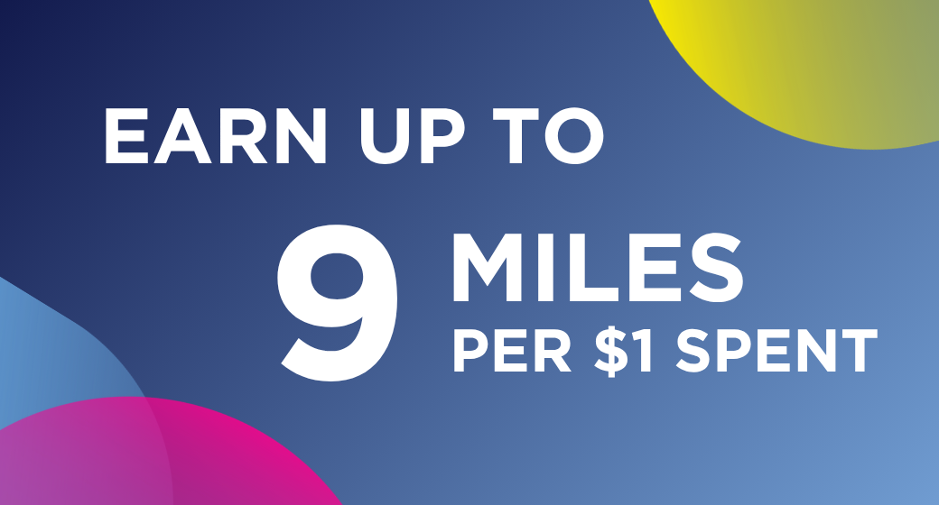 Earn miles as you spend