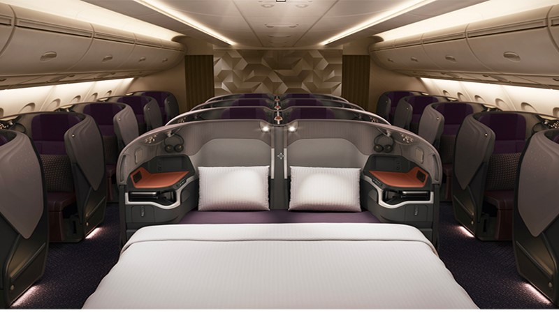 ผลการค้นหารูปภาพสำหรับ SINGAPORE AIRLINES business class