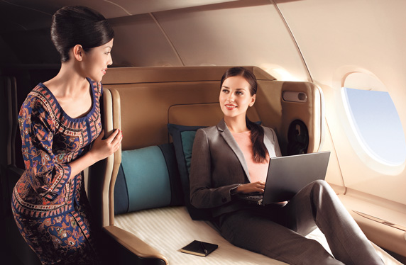 Wi-Fi internet access is available on Singapore Airlines