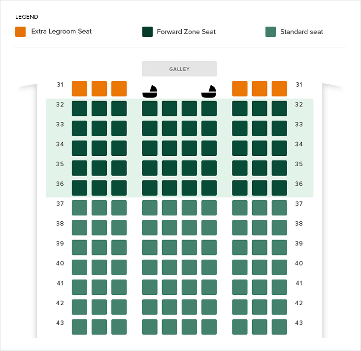 Airplane Seating Chart