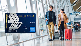 The Amex SIA Business Card signup